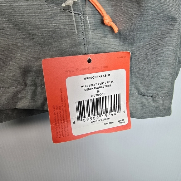 NWT The North Face Women's Novelty Venture Heatherwd Gray Jacket Dry-Vent Size M - Picture 10 of 11